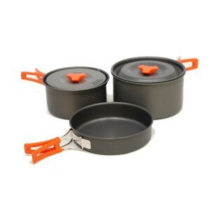 Set nádobí Vango Hard Anodised 2 Person Cook Kit Barva: černá/oranžová