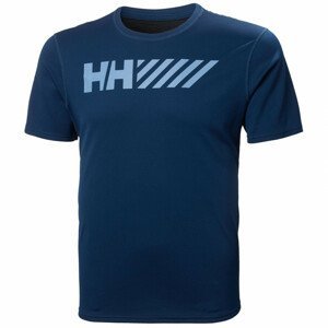 Pánské tričko Helly Hansen Lifa Tech Graphic Tshirt Velikost: M / Barva: modrá