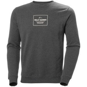 Pánská mikina Helly Hansen F2F Organic Cotton Sweater Velikost: XL / Barva: šedá