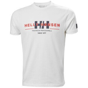 Pánské triko Helly Hansen Rwb Graphic T-Shirt M Velikost: XXL / Barva: bílá