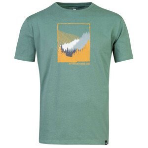 Pánské tričko Hannah Ramone Velikost: L / Barva: zelená