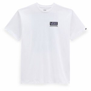 Pánské triko Vans Global Stack-B Velikost: L / Barva: bílá