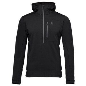 Pánská mikina Black Diamond Coefficient QZ Hoody Velikost: M / Barva: černá