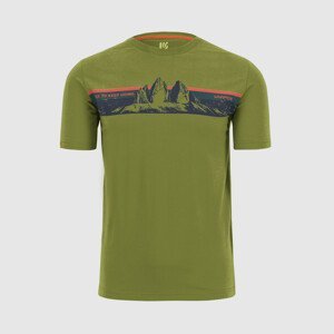 Pánské triko Karpos Giglio T-Shirt Velikost: M / Barva: zelená