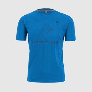 Pánské triko Karpos Botton D'Oro T-Shirt Velikost: XXL / Barva: modrá