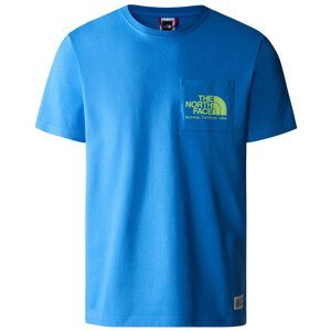 Pánské triko The North Face Berkeley California Pocket Tee Velikost: M / Barva: modrá