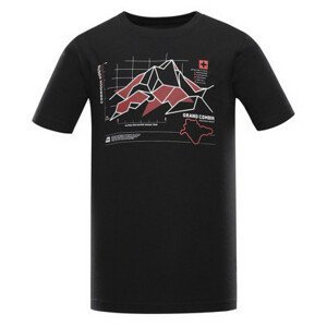 Pánské triko Alpine Pro Dafot Velikost: M / Barva: černá