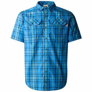 Pánská košile The North Face S/S Pine Knot Shirt Velikost: M / Barva: modrá