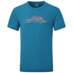 Pánské triko Mountain Equipment Groundup Mountain Mens Tee Velikost: M / Barva: modrá