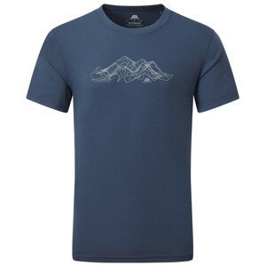 Pánské triko Mountain Equipment Groundup Mountain Mens Tee Velikost: L / Barva: tmavě modrá
