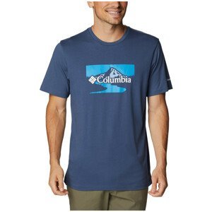 Pánské triko Columbia Path Lake™ Graphic Tee II Velikost: L / Barva: modrá
