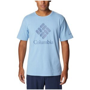 Pánské triko Columbia Pacific Crossing™ II Graphic SS Tee Velikost: XL / Barva: světle modrá
