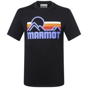 Pánské triko Marmot Coastal Tee SS Velikost: XL / Barva: černá