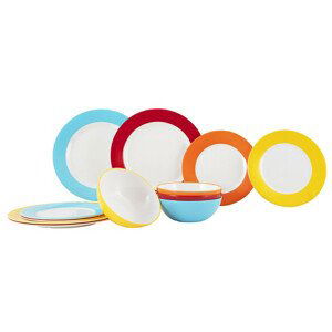 Sada nádobí Gimex Tableware Rainbow 12 pcs