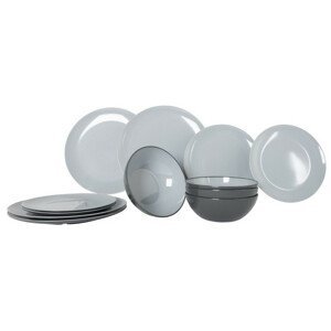 Sada nádobí Gimex Tableware grey 12 pcs