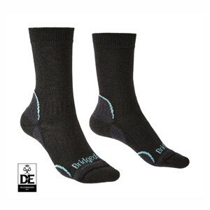 Dámské ponožky Bridgedale Hike LW T2 CP Boot Women's Velikost ponožek: 41-43 / Barva: šedá