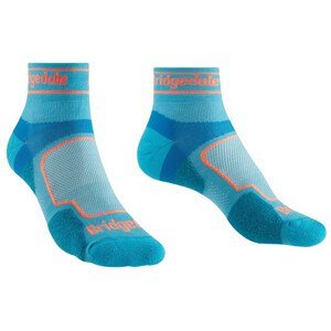 Dámské ponožky Bridgedale Trail Run UL T2 CS Low Women's Velikost ponožek: 41-43 / Barva: modrá