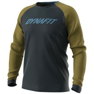 Pánské funkční triko Dynafit Ride L/S M Velikost: XXL / Barva: khaki/černá