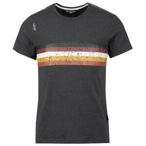 Pánské tričko Chillaz Stripes Grunge Velikost: XL / Barva: tmavě šedá