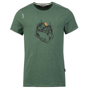 Pánské tričko Chillaz Carabiner Forest Velikost: M / Barva: zelená