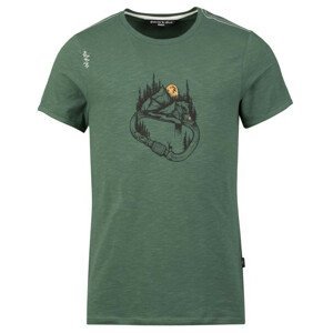 Pánské tričko Chillaz Carabiner Forest Velikost: XXL / Barva: zelená