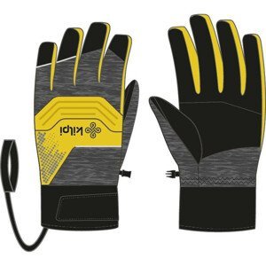 Dětské lyžařské rukavice Kilpi Skimi-J Velikost rukavic: 10 / Barva: žlutá
