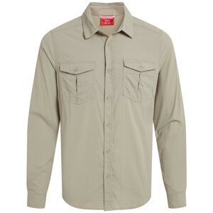 Pánská košile Craghoppers NL Eiger LS Shirt Velikost: L / Barva: béžová