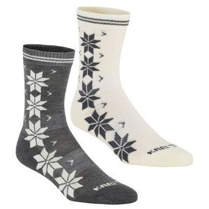 Ponožky Kari Traa Vinst Wool Sock 2 PK Velikost ponožek: 39-41 / Barva: černá