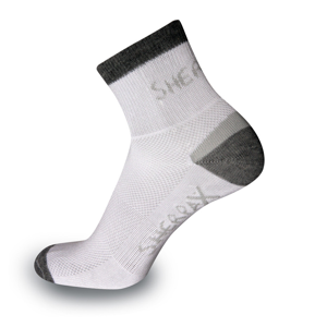 Ponožky Sherpax Olympus Velikost ponožek: 35-38 / Barva: bílá/šedá