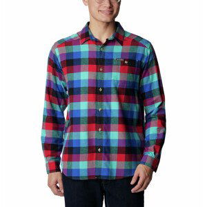 Pánská košile Columbia Cornell Woods™ Flannel Long Sleeve Shirt Velikost: M / Barva: modrá/červená