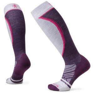 Lyžařské ponožky Smartwool W Ski Targeted Cushion OTC Velikost ponožek: 38-41 / Barva: fialová/šedá