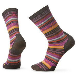 Dámské ponožky Smartwool Everyday Margarita Crew Velikost ponožek: 34-37 / Barva: fialová/oranžová