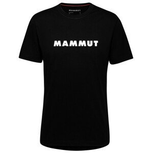 Pánské triko Mammut Core T-Shirt Men Logo Velikost: M / Barva: černá