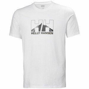 Pánské triko Helly Hansen Nord Graphic T-Shirt Velikost: M / Barva: bílá