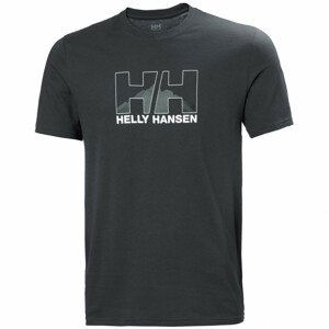 Pánské triko Helly Hansen Nord Graphic T-Shirt Velikost: M / Barva: šedá