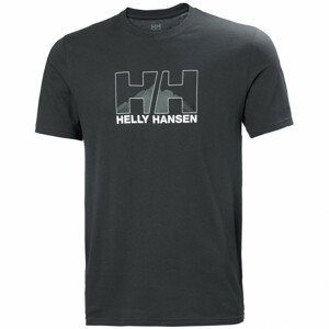 Pánské triko Helly Hansen Nord Graphic T-Shirt Velikost: L / Barva: šedá