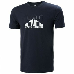 Pánské triko Helly Hansen Nord Graphic T-Shirt Velikost: XL / Barva: modrá