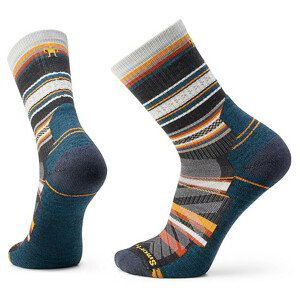 Ponožky Smartwool Hike Light Cushion Panorama Crew Velikost ponožek: 42-45 / Barva: šedá/oranžová