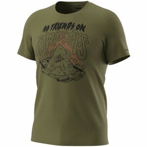Pánské triko Dynafit 24/7 Artist Series Cotton T-Shirt Men Velikost: L / Barva: zelená