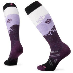 Lyžařské ponožky Smartwool W Ski Fc Snowpocalypse Pattern Otc Velikost ponožek: 38-41 / Barva: fialová/černá