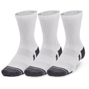 Sada ponožek Under Armour Performance Cotton 3p Mid Velikost ponožek: 47,5 - 50,5 / Barva: bílá