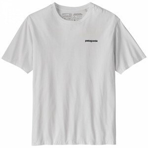 Pánské triko Patagonia P-6 Mission Organic T-Shirt Velikost: S / Barva: bílá