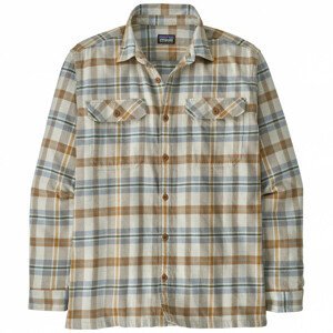 Pánská košile Patagonia Fjord Flannel Shirt Midweight Velikost: M / Barva: béžová