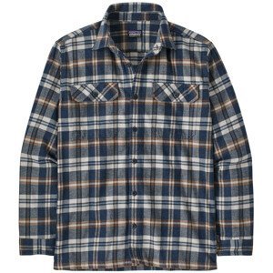 Pánská košile Patagonia Fjord Flannel Shirt Midweight Velikost: S / Barva: hnědá/modrá