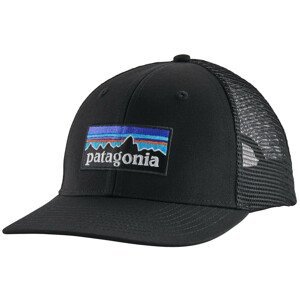 Kšiltovka Patagonia P-6 Logo Trucker Hat Barva: černá