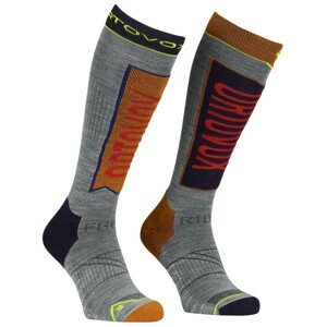 Pánské ponožky Ortovox Free Ride Long Socks M Velikost ponožek: 45-47 / Barva: oranžová