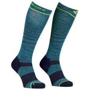 Pánské ponožky Ortovox Ski Tour Lt Comp Long Socks M Velikost ponožek: 42-44 / Barva: modrá