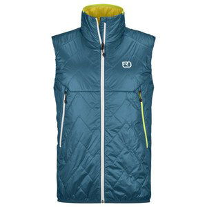 Pánská vesta Ortovox Swisswool Piz Vial Vest M Velikost: XL / Barva: modrá