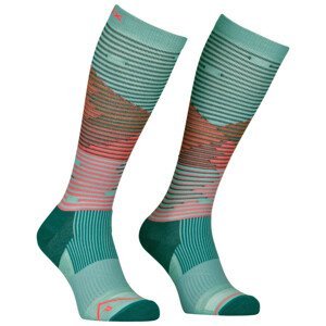 Dámské podkolenky Ortovox All Mountain Long Socks W Velikost ponožek: 35-38 / Barva: modrá