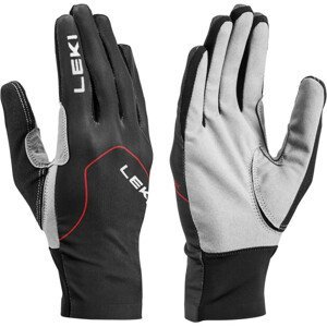 Lyžařské rukavice Leki Nordic Skin Velikost rukavic: 8,5 / Barva: černá/bílá